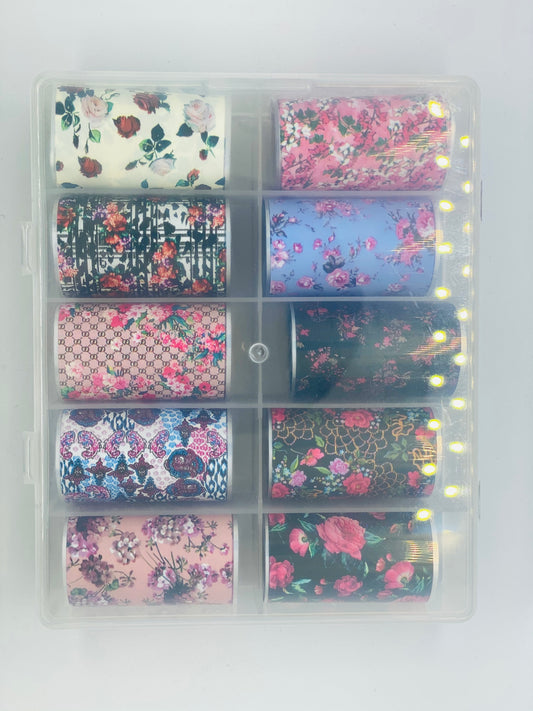 Flower pattern foil pack