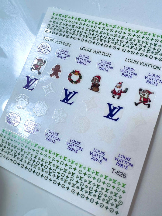 Christmas LV Stickers