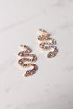 Snake Charms - Rose Gold AB